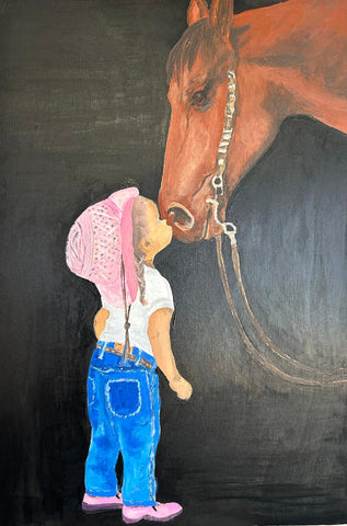 #Art1010 Little Cowgirl