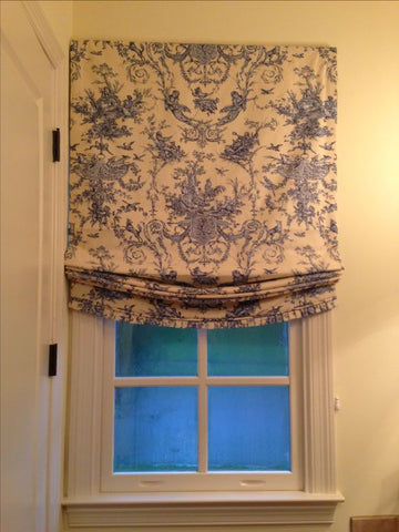 Roman Shade #100  (Toile, Relaxed)