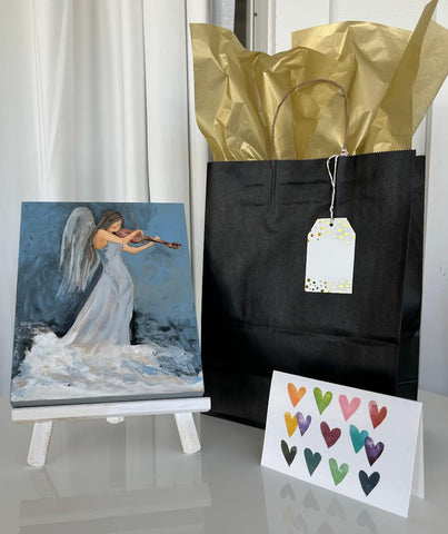 DIY  #A3   Angel with Violin