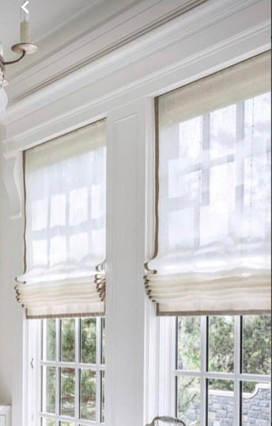 Roman Shade #LD600 Light-Weight Linen