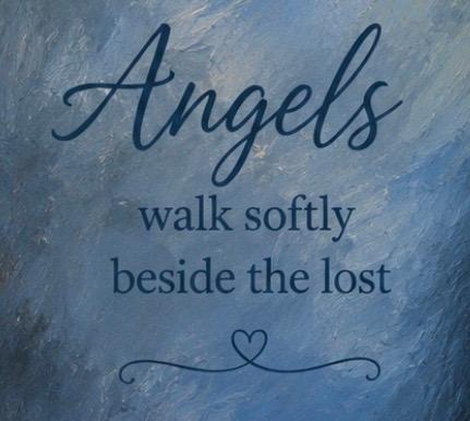 Framed Print 11" X 14" - Angel with Sheep -  (Healing Art)