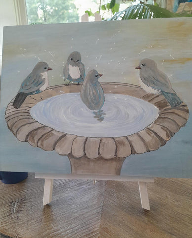 #Art920 Birdbath