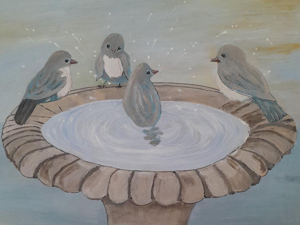 #Art920 Birdbath