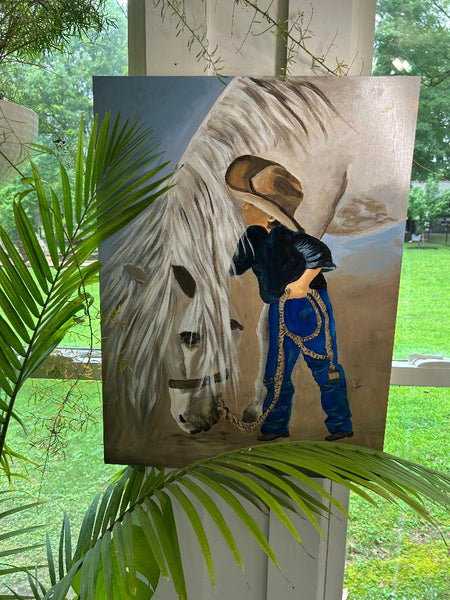 #996 Boy with His Horse