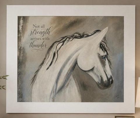 Matted Print 11" X 14" - Gentle Horse  (Healing Print)