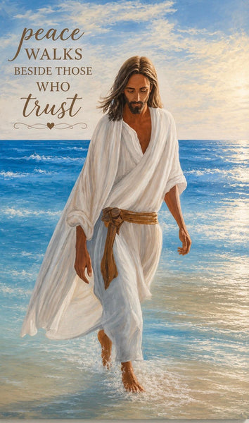 Framed Print 10" X 30" - Jesus of Galilee  (Healing Art)
