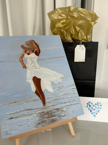 DIY  #P10 Girl in the White Sundress