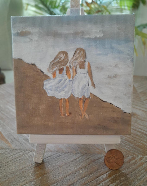 DIY  #P9 Sisters at the Beach