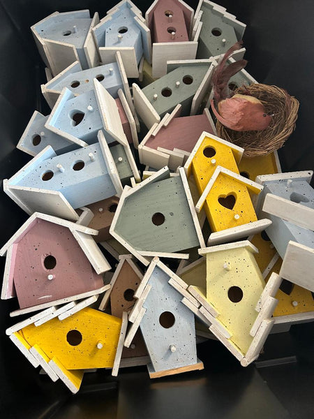 Bird Houses & Birds Tree Decor