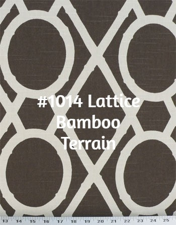 Etsy Info #086 Roman Shade with Decorative Fabric