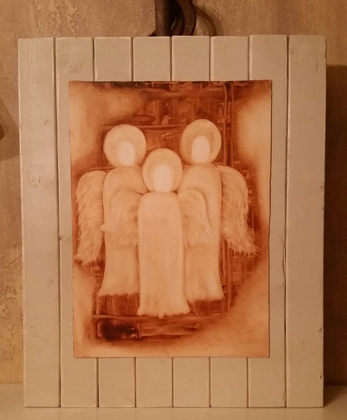 Feathered Angels   17 X 24    #120