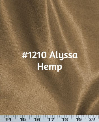 #1P550 Champagne Colors Faux Silk Curtain (Use Discount Code)