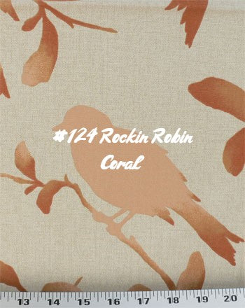 Roman Shade Bird with Burlap Banding #2P118