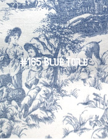 $195.00 Roman Shade with Toile Accent and Rickrack #3P088