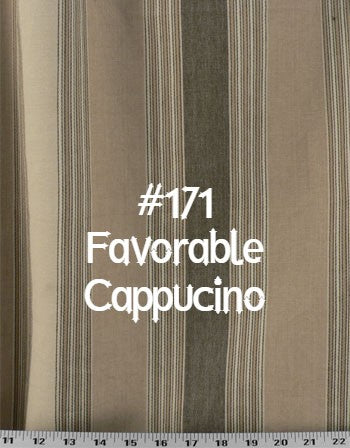 $184.00 Roman Shade Wide Stripe #P106