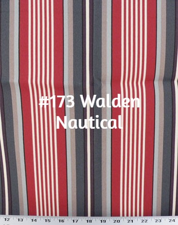 $184.00 Roman Shade Wide Stripe #5P106