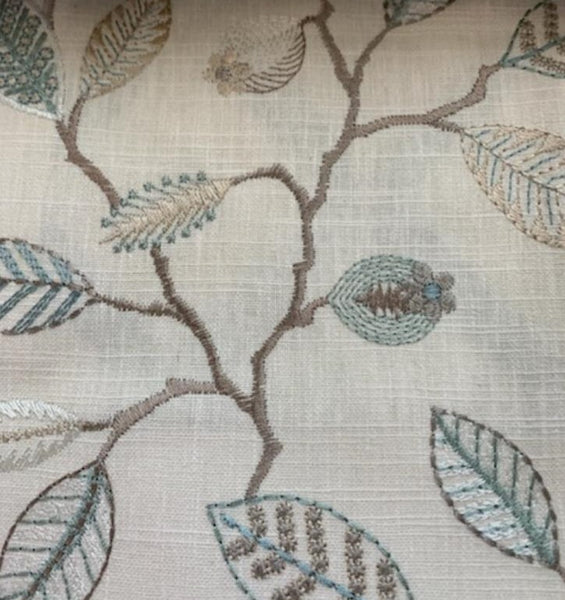 NEW Embroidered Roman Shade #500