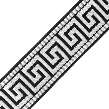 Roman Shade #123  (with Fabulous Greek Key Trims)