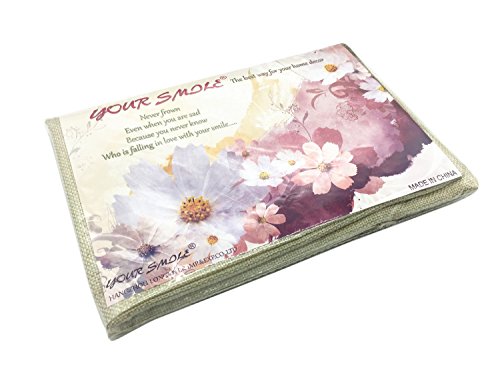 YOUR SMILE Retro Farmhouse Tartan Plaid Cotton Linen Decorative Throw Pillow Case Cushion Cover Pillowcase for Sofa 18 x 18 Inch , Set of 2 , Brown