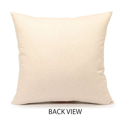 Inspirational Quote Throw Pillow Case Cushion Cover Decorative Cotton Linen 18" x 18" Set of 4(Adventure Awaits,Dream Explore Discover, Ethnic Arrows, Feathers)