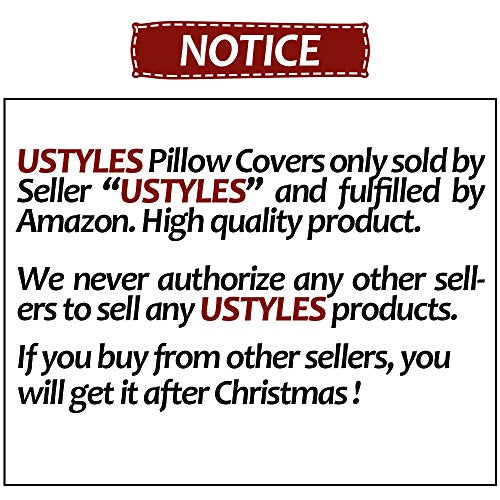 6 Packs Chirstmas Pillows Covers 18 X 18 Christmas Décor Pillow Covers Christmas Decorative Throw Pillow Case Sofa Home Décor