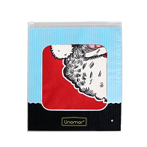 UNOMOR Christmas Pillow Covers for Sofa Bedroom Home Décor – Set of 6 (18’’ X 18’’)