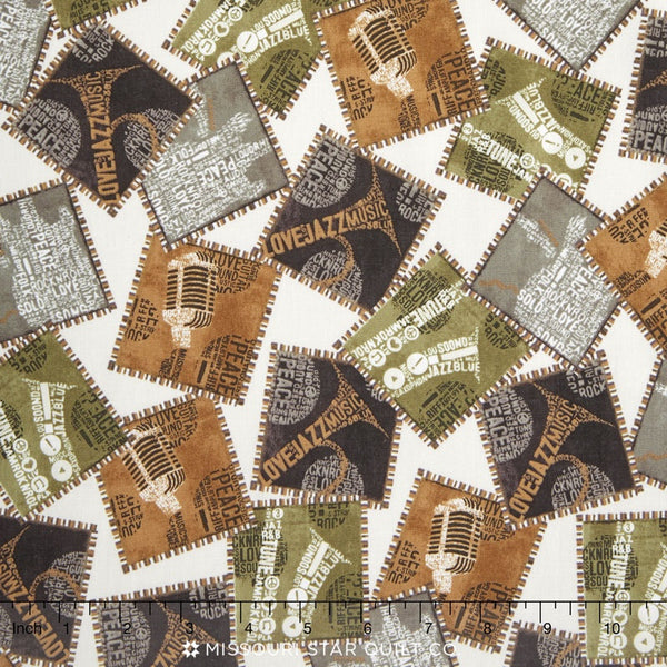 #092 "For the Love of Music" Roman  (slats) YOU PAY  1/2  DOWN