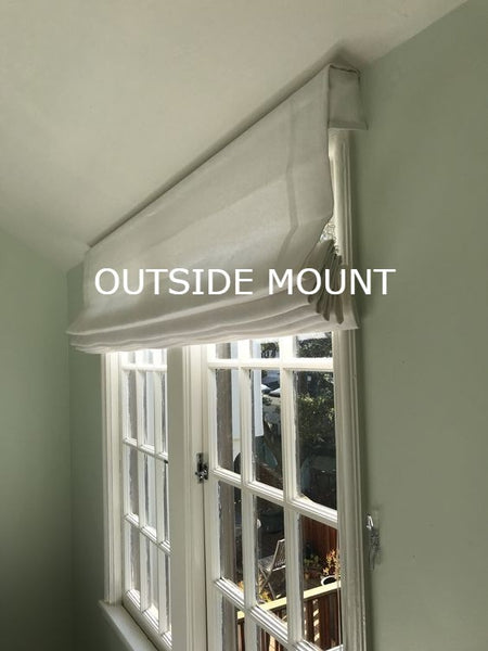 "Does an 'Outside Mount' Roman look different from an 'Inside Mount' Roman?"