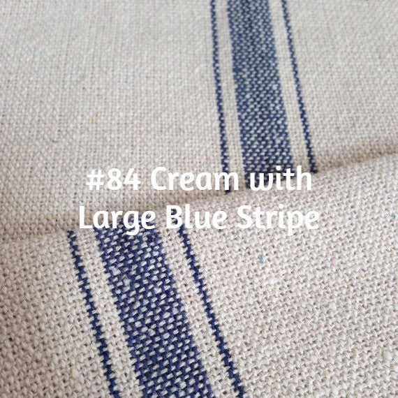 $158.00 Roman Shade French "Grain Sack" Unlined #4P096