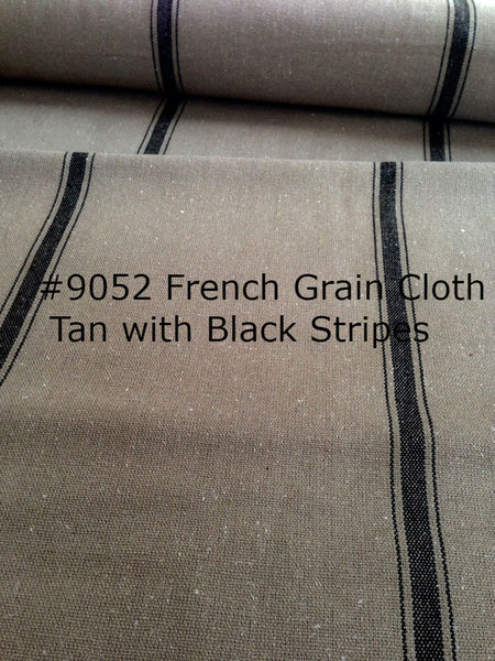 $158.00 Roman Shade French "Grain Sack" Relaxed Unlined #3P097