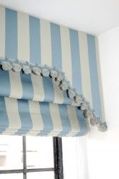 Roman Shade #411 With Valance & Trim