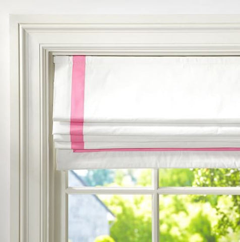 Etsy Info - KIT  #101 Roman Shade  (Ribbon on 3 Sides)