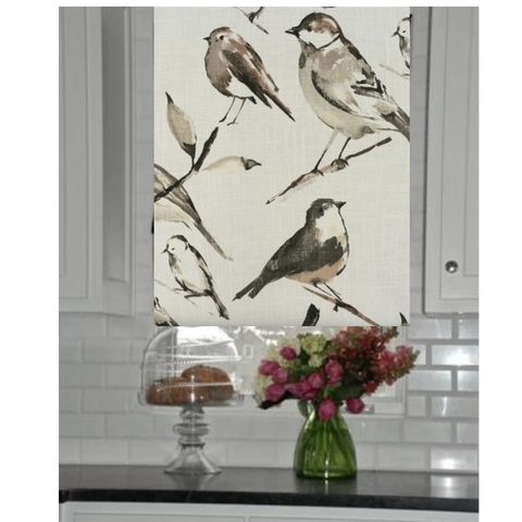 $184.00 Roman Shade Birdwatcher #4P068