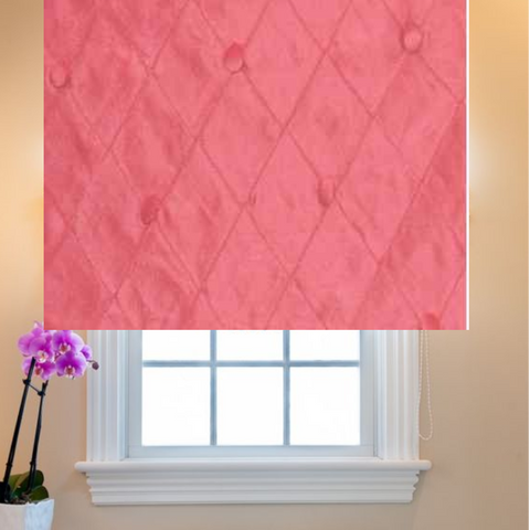 $199.00 Roman Shade Silk with Buttons #4P067