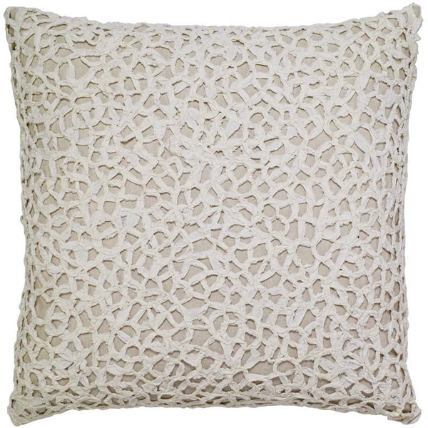 #C1022 Linen Crochet PILLOW 20 x 20