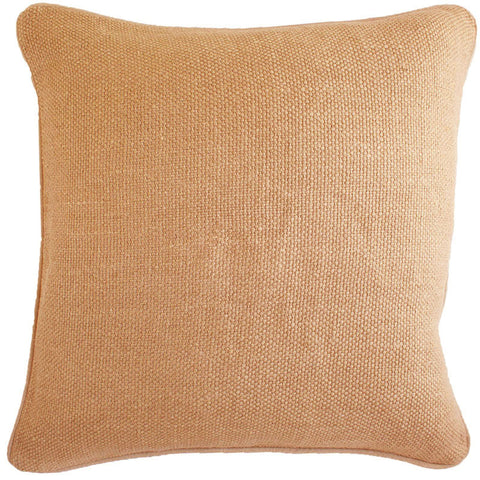 #C894 Camel Basket Weave PILLOW 22 x 22