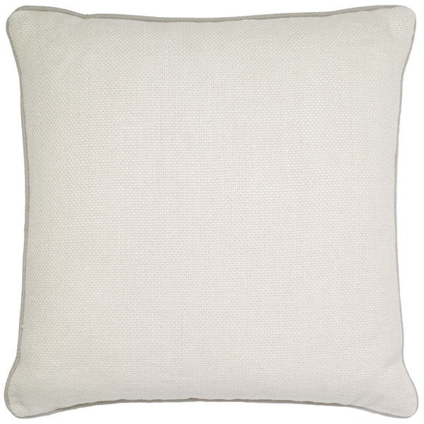 #C902 White Basket Weave PILLOW 22 x 22