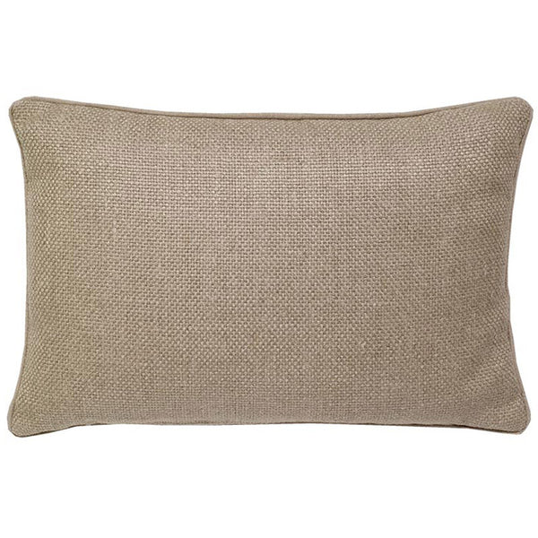 #C910 Natural Basket Weave PILLOW 14 x 20
