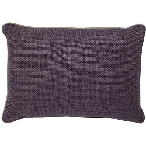#C915 Plum Basket Weave PILLOW 14 x 20