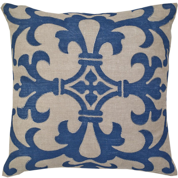 #C987 Linen Print PILLOW 20 x 20