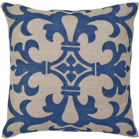 #C987 Linen Print PILLOW 20 x 20