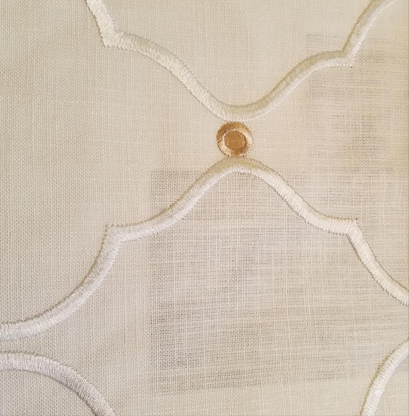 #Designer311 Embroidered Breathe Roman  (slats) YOU PAY  1/2  DOWN