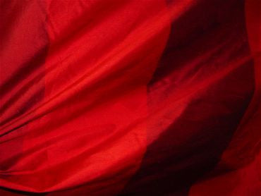 100% Silk Stripe RUBY #1502