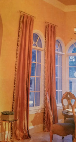 Extra Long Panels  (Choose from Group A Fabrics) NO TRIM  #6022AA