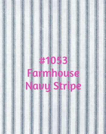 Etsy Info -  KIT #120 Roman Shade  (Farmhouse Stripes)