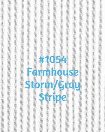 $184.00 Farmhouse Stripes Romans #P120