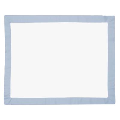 #FB2c French Blue Linden Border SHAMS