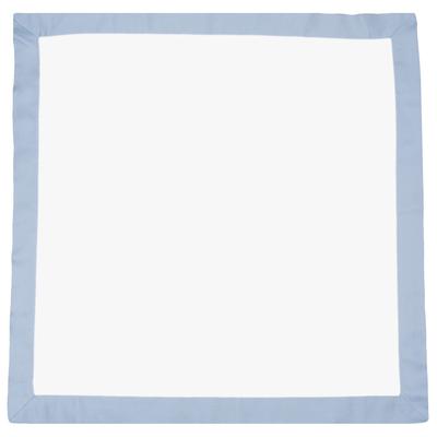 #FB2c French Blue Linden Border SHAMS