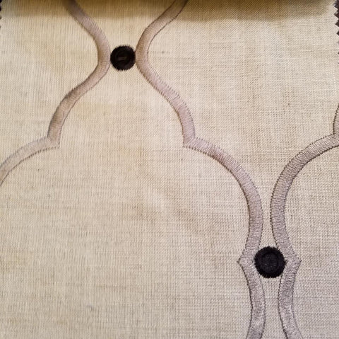 #Designer311 Embroidered Breathe Roman  (slats) YOU PAY  1/2  DOWN