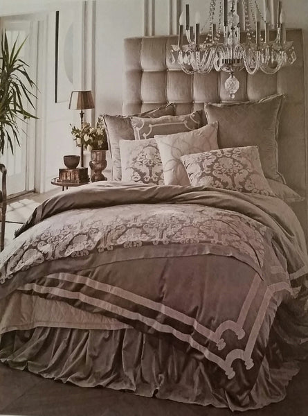 Bed Skirt  Gathered, Lined   (Group B Fabrics) #704   PAY 1/2 DOWN